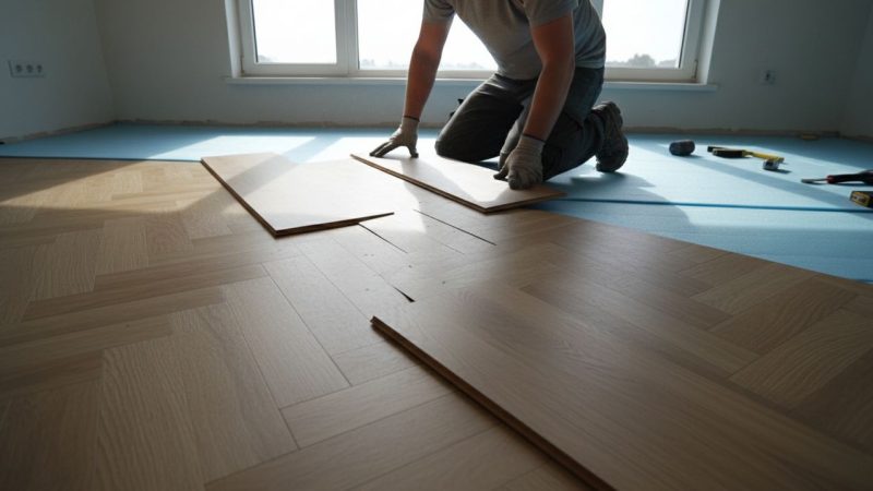 Comment poser du parquet sur un ancien carrelage